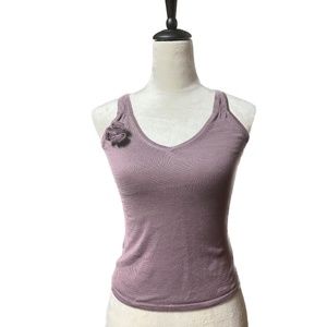 Jacob Heather Purple Knit Tank Top - Size XS